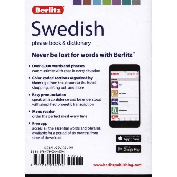 Berlitz Phrase Book & Dictionary Swedish