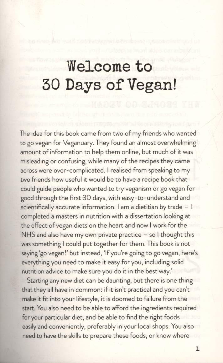 30 Days of Vegan