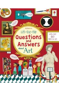 Coperta cărții 'Lift the Flap Questions & Answers About Art'