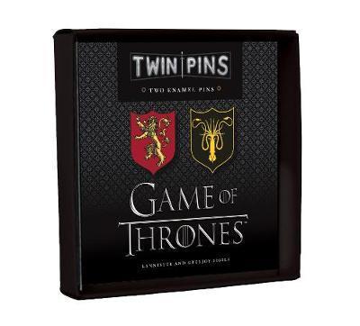 Game of Thrones Twin Pins: Lannister and Greyjoy Sigils