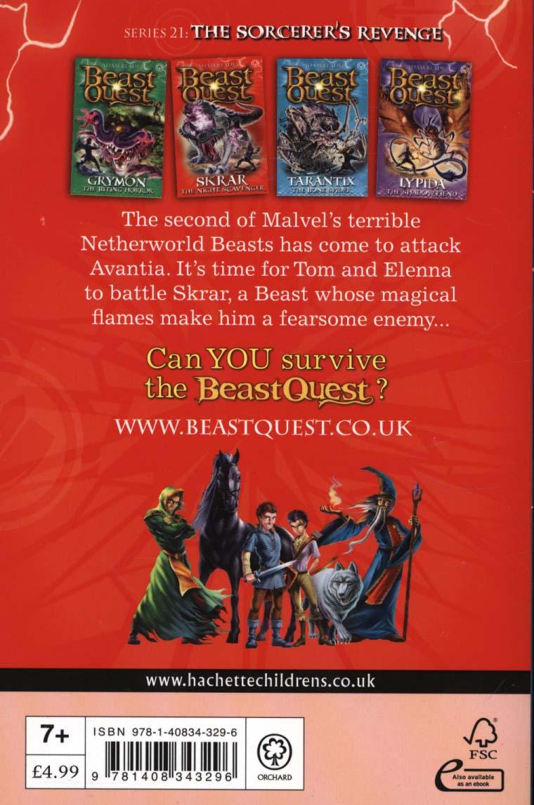 Beast Quest: Skrar the Night Scavenger