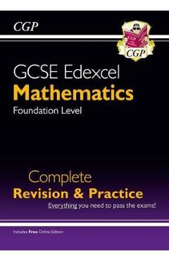 Coperta cărții 'New GCSE Maths Edexcel Complete Revision & Practice: Foundat'