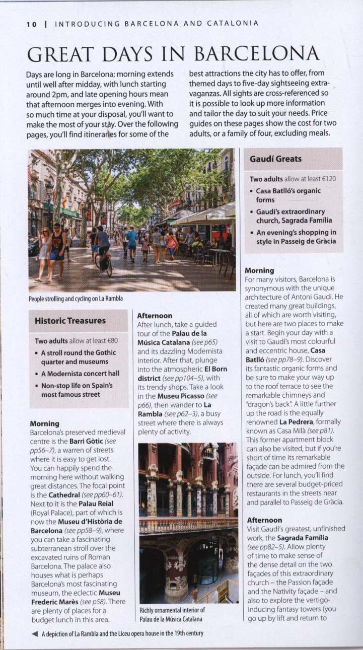 Coperta cărții 'DK Eyewitness Travel Guide Barcelona and Catalonia'