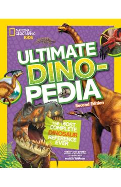 Coperta cărții 'Ultimate Dinosaur Dinopedia, 2nd Edition'