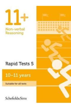 Coperta cărții '11+ Non-verbal Reasoning Rapid Tests Book 5: Year 6, Ages 10'