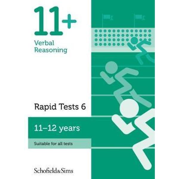 11+ Verbal Reasoning Rapid Tests Book 6: Year 6-7, Ages 11-1