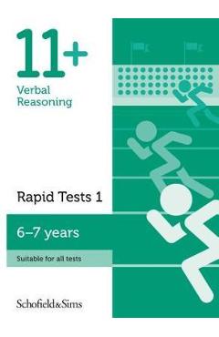 Coperta cărții '11+ Verbal Reasoning Rapid Tests Book 1: Year 2, Ages 6-7'