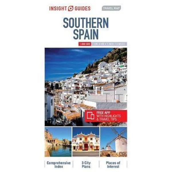 Insight Guides Travel Map Southern Spain