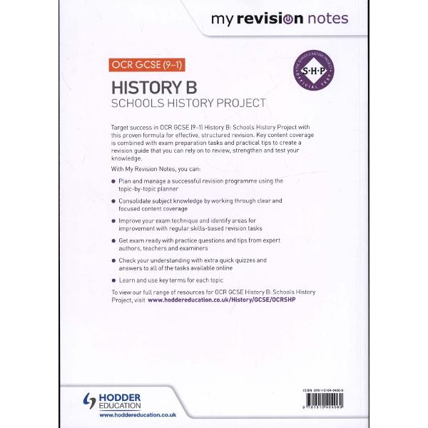 My Revision Notes: OCR GCSE (9-1) History B: Schools History