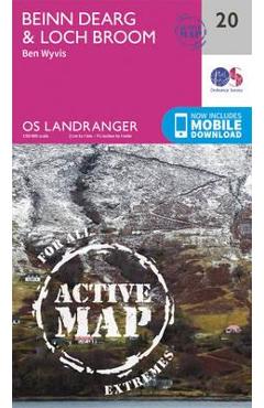 Coperta cărții 'Beinn Dearg & Loch Broom, Ben Wyvis'