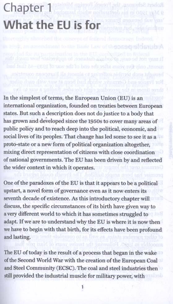 European Union: A Very Short Introduction