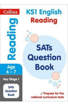 Coperta cărții 'KS1 Reading SATs Question Book'