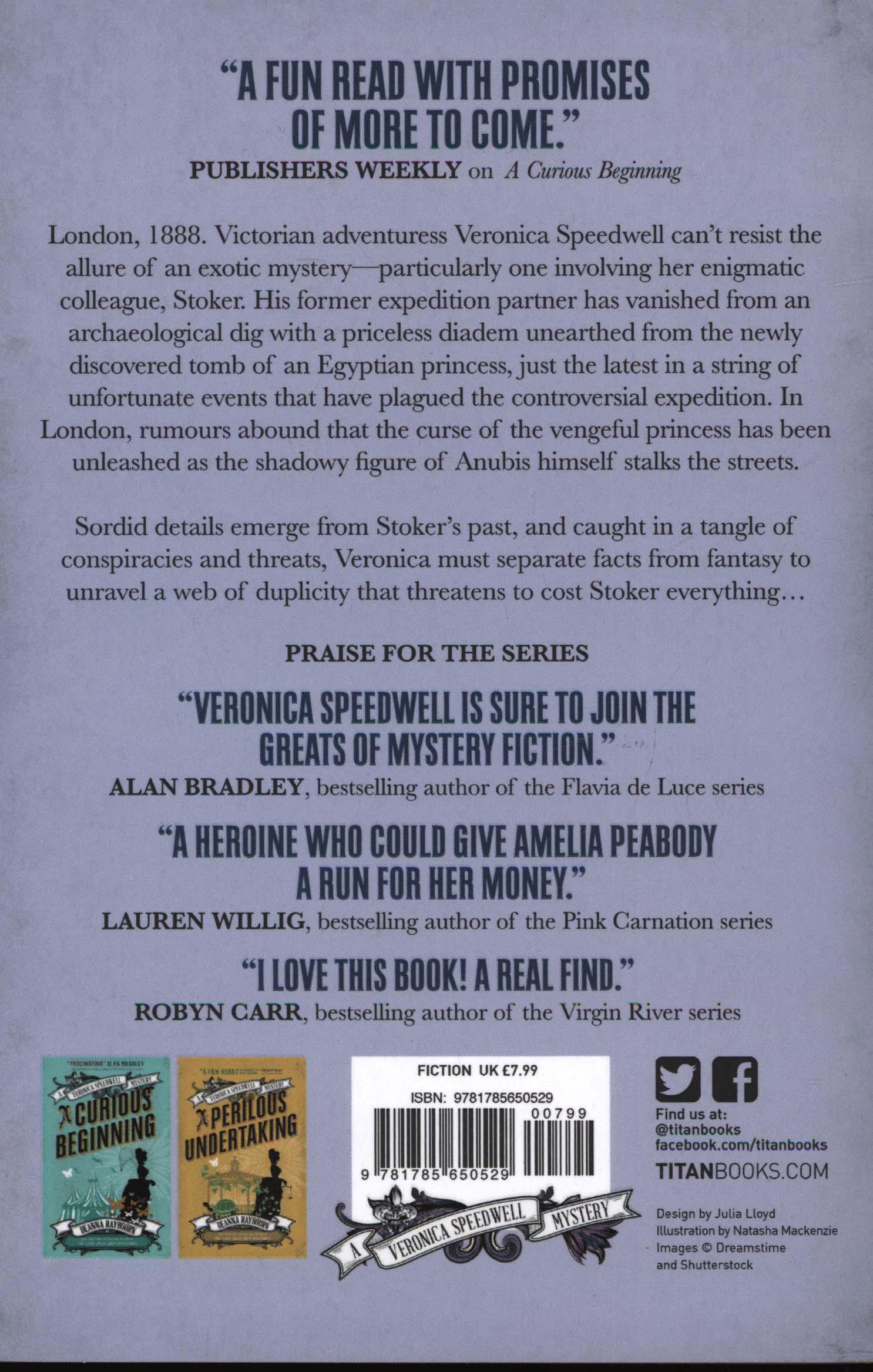 Veronica Speedwell Mystery - A Treacherous Curse