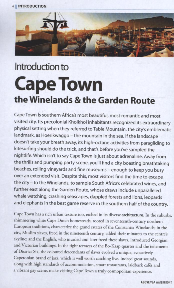 Rough Guide to Cape Town, The Winelands and the Garden Route