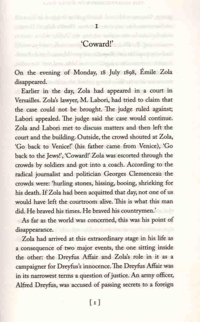 Disappearance of Emile Zola