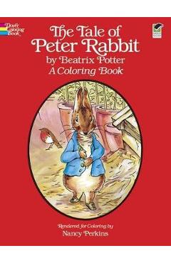 Coperta cărții 'Tale of Peter Rabbit Colouring Book'