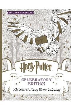 Coperta cărții Harry Potter Colouring Book Celebratory Edition