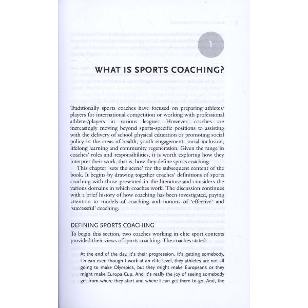 Sports Coaching: The Basics