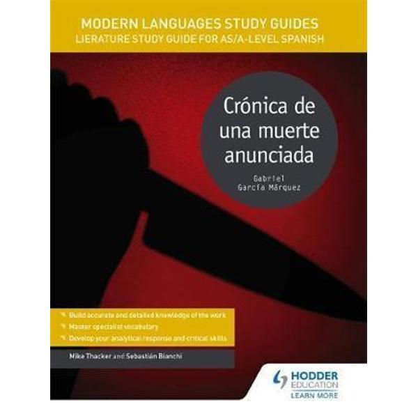 Modern Languages Study Guides: Cronica de una muerte anuncia