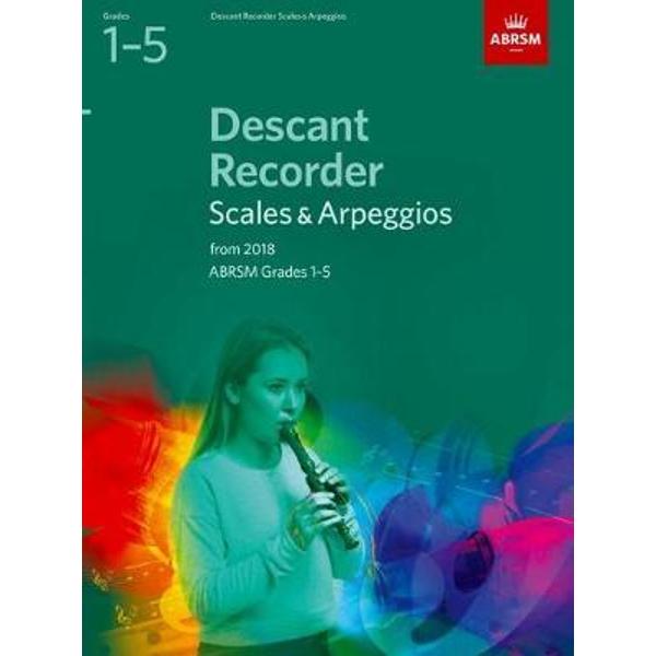 Descant Recorder Scales & Arpeggios, ABRSM Grades 1-5