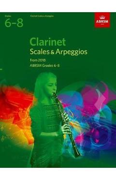 Poza produsului Clarinet Scales & Arpeggios, ABRSM Grades 6-8