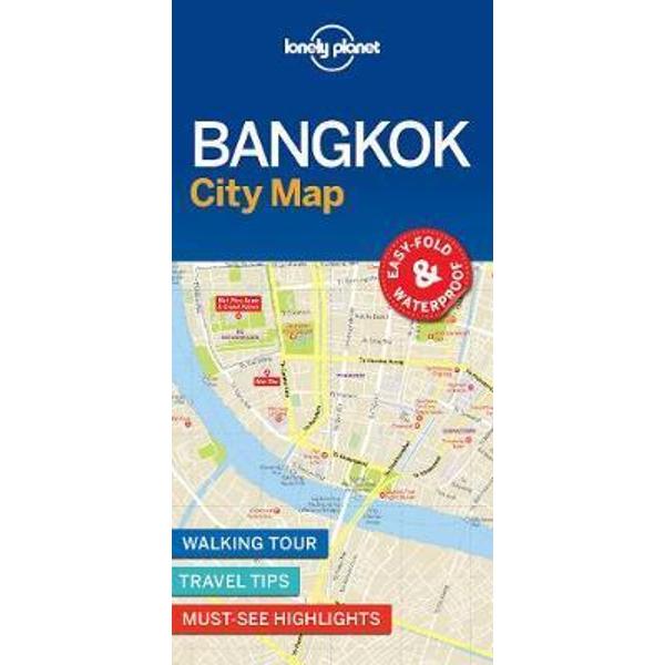Lonely Planet Bangkok City Map