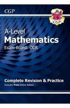 Coperta cărții New A-Level Maths for OCR: Year 1 & 2 Complete Revision & Pr