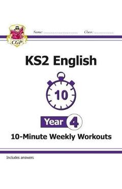 Coperta cărții 'New KS2 English 10-Minute Weekly Workouts - Year 4 (for the'