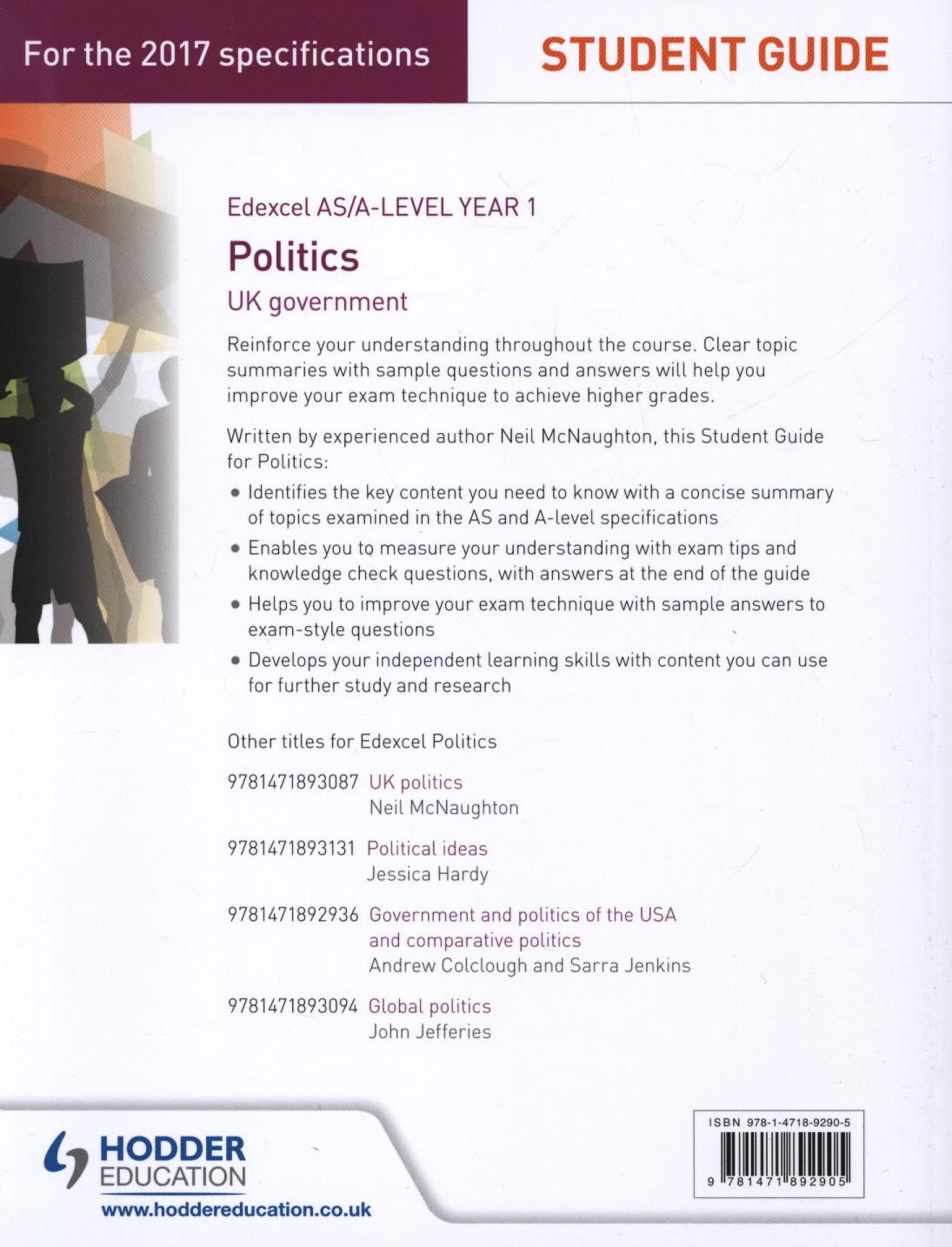 Edexcel AS/A-level Politics Student Guide 2: UK Government