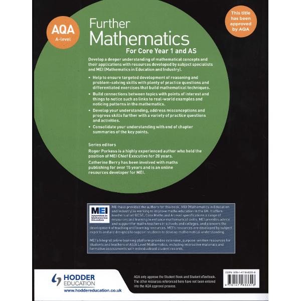 AQA A Level Further Mathematics Core Year 1 (AS)