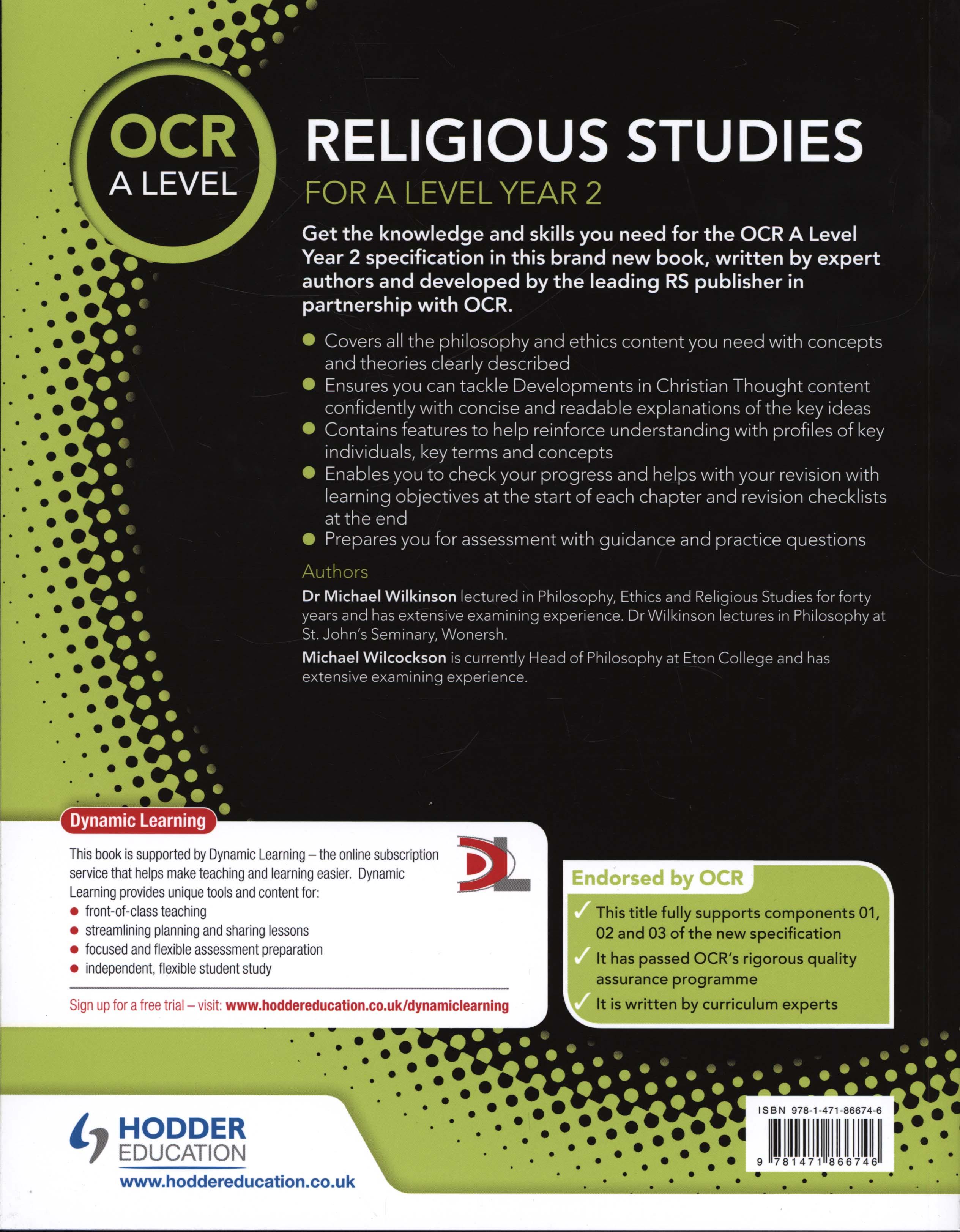 OCR Religious Studies A Level Year 2
