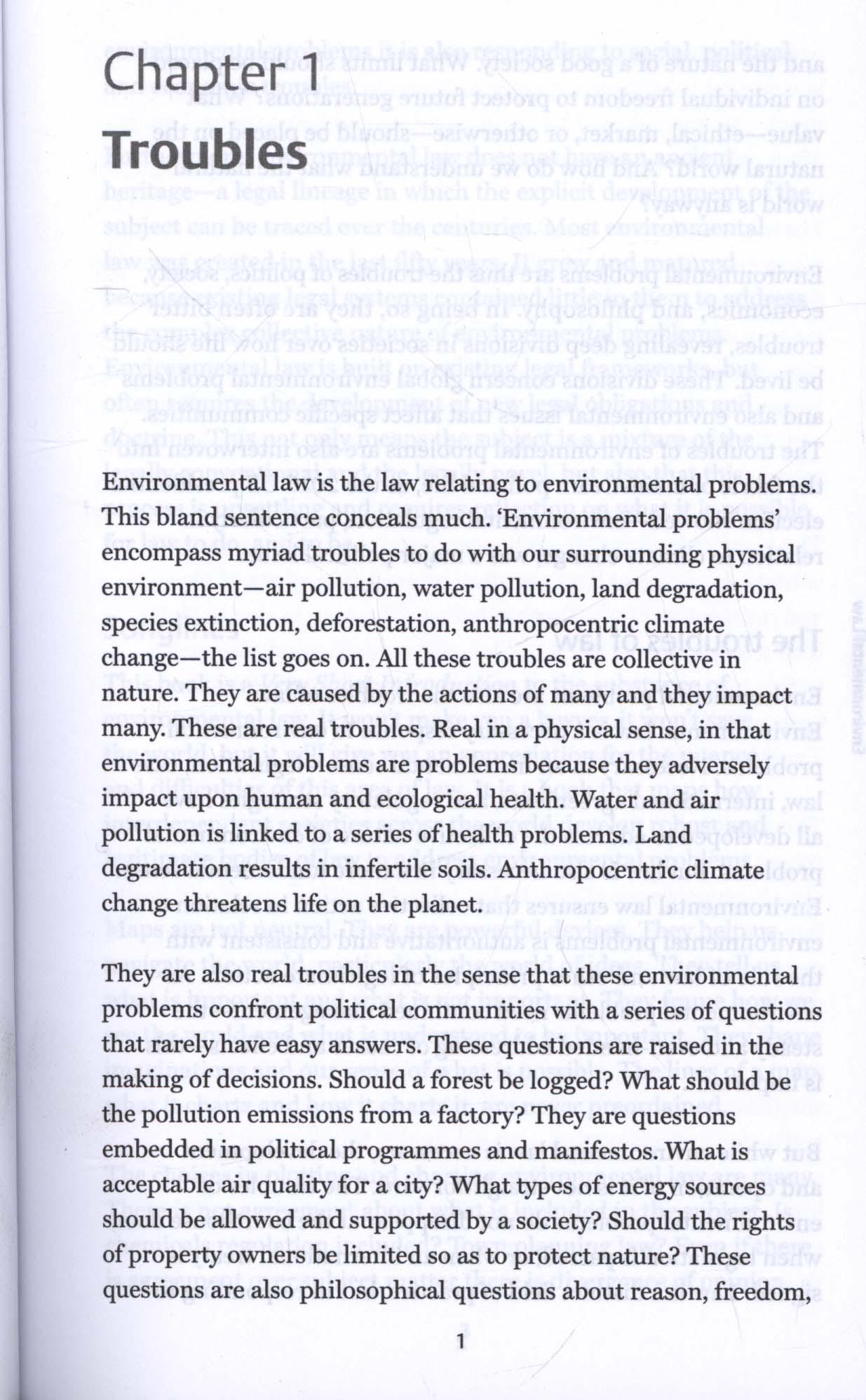 Environmental Law: A Very Short Introduction