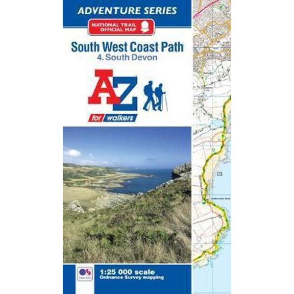 SW Coast Path South Devon Adventure Atlas