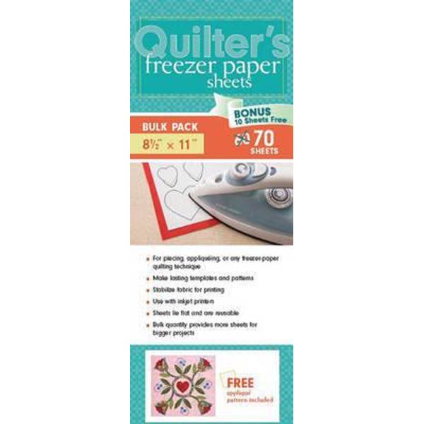 Quilter's Freezer Paper Sheets, Bulk Pack