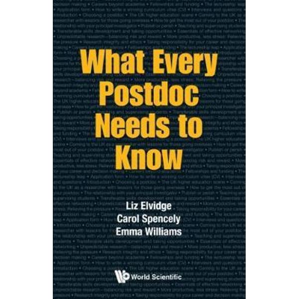 What Every Postdoc Needs to Know