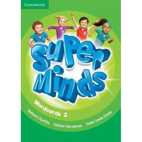 Super Minds Level 2 Wordcards (Pack of 81)