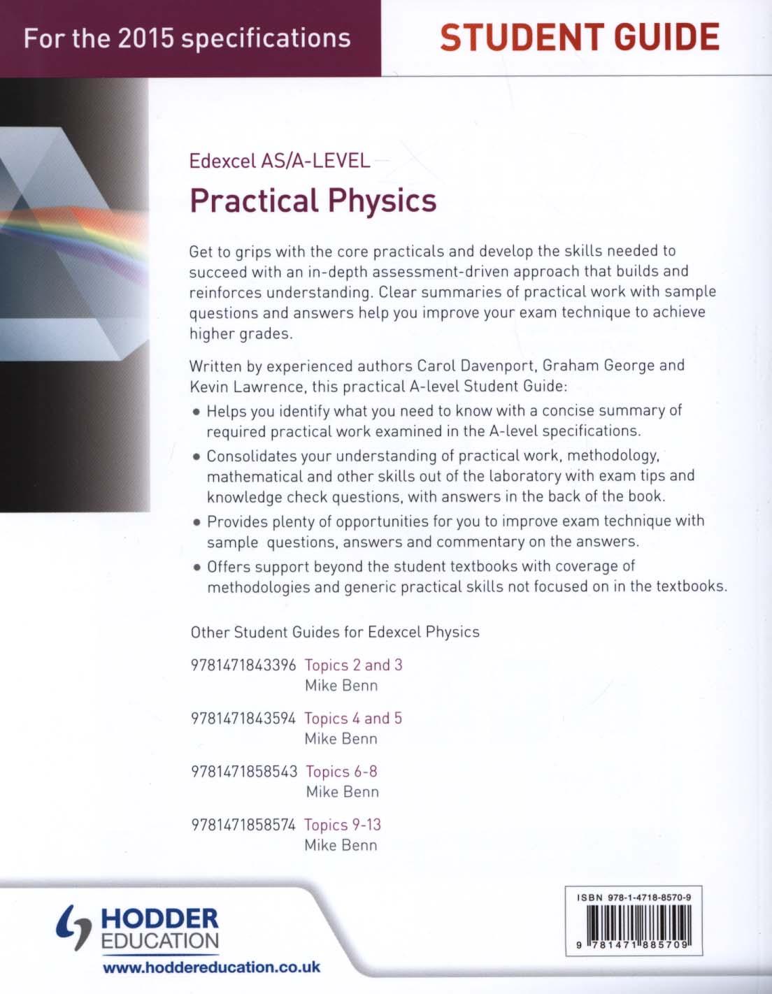 Edexcel A-Level Physics Student Guide: Practical Physics
