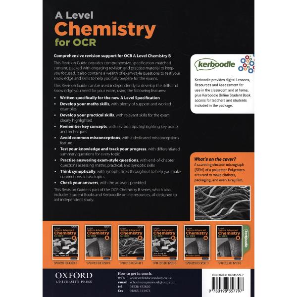 OCR A Level Salters' Advanced Chemistry Year 2 Revision Guid