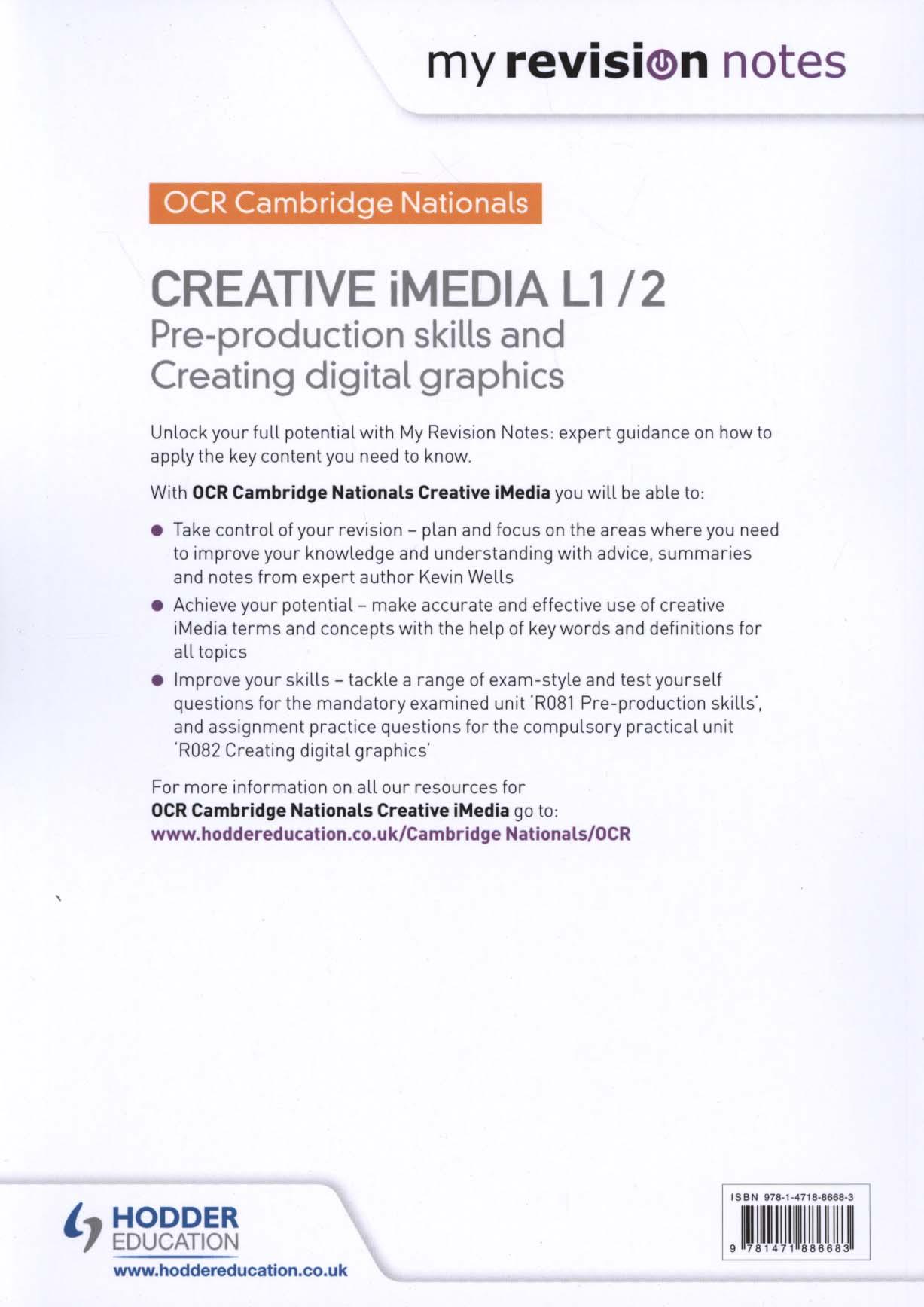 My Revision Notes: OCR Nationals in Creative Imedia L 1 / 2