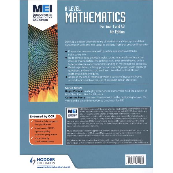MEI A Level Mathematics Year 1