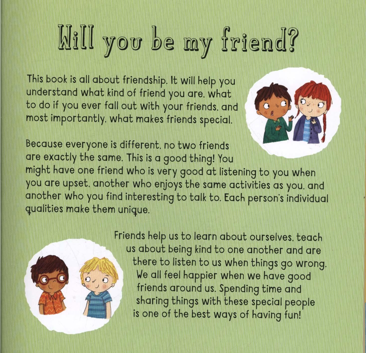 Will You be My Friend?