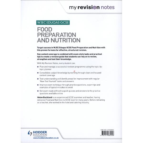 My Revision Notes: WJEC Eduqas GCSE Food Preparation and Nut