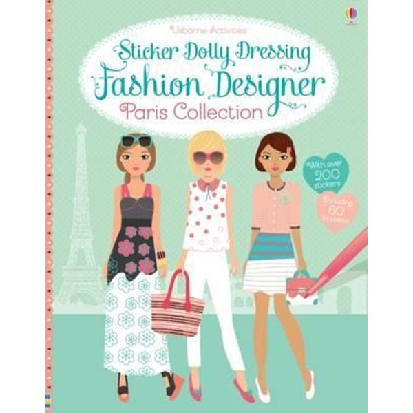 Sticker Dolly Dressing Fashion Designer Paris Collection