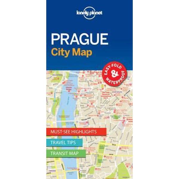 Lonely Planet Prague City Map