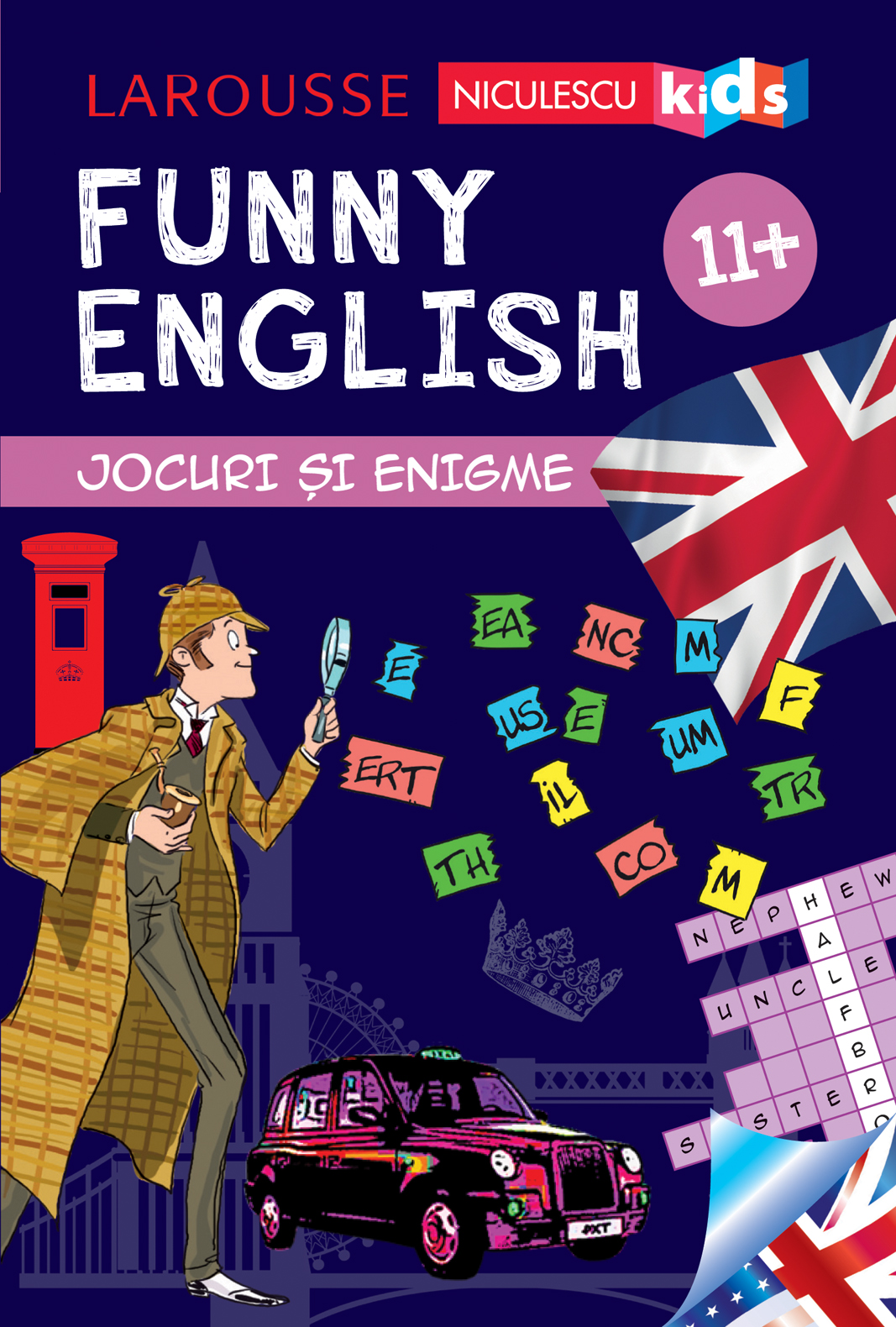 Funny English 11 ani+ Jocuri si enigme (Larousse) - Sandra Lebrun
