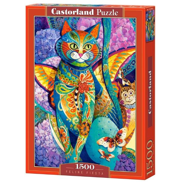 Puzzle 1500. Feline Fiesta