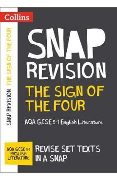 Coperta cărții 'Sign of the Four: AQA GCSE 9-1 English Literature Text Guide'