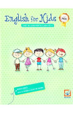 Coperta cărții 'English for kids - Clasa 3 - Caiet de lucru. Ed. 2018 - Rodica Dincă'