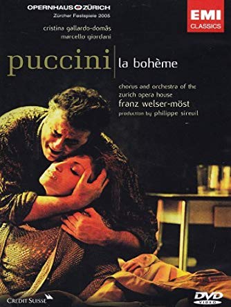 DVD Puccini - La Boheme - Cristina Gallardo-Domas, Marcello Giordani - Zurich Opera House