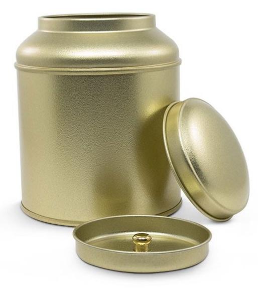 Cutie metal Globe Gold 150 gr - Tea Garden